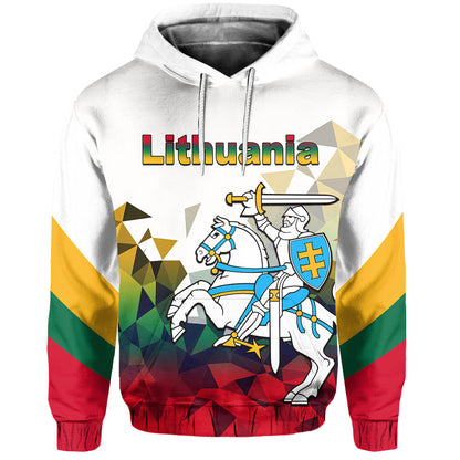 Custom Lithuania Hoodie Polygonal Template Style