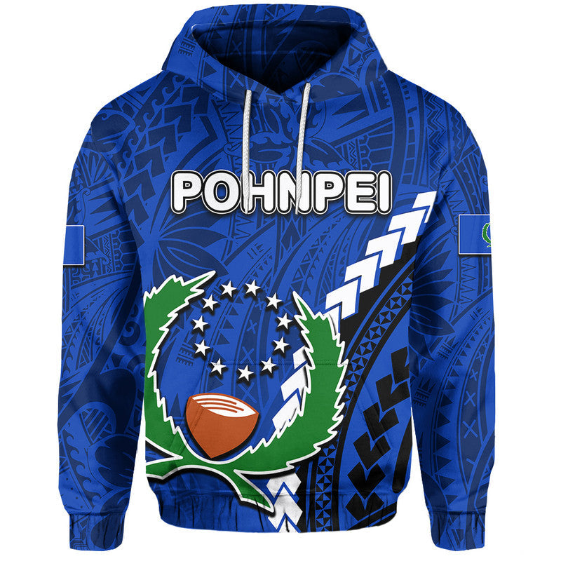 ( Personalised)Pohnpei Hoodie Polynesian Style