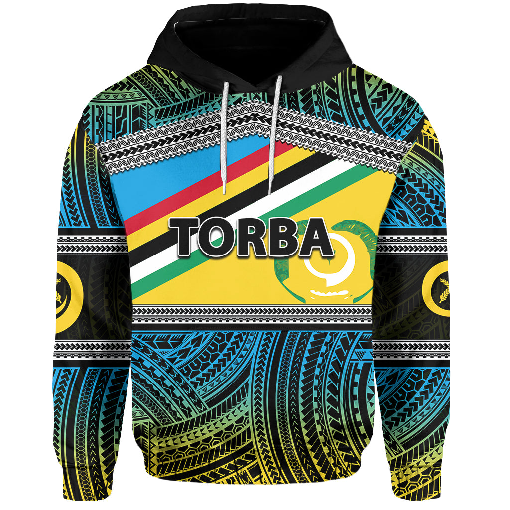 Torba Province Hoodie Of Vanuatu Polynesian Patterns