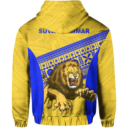 Suva Grammar Fashion Hoodie Fiji School Version Lion Gold