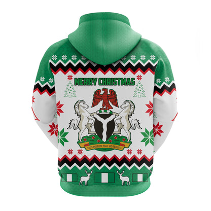 Nigeria Christmas Hoodie African Pattern