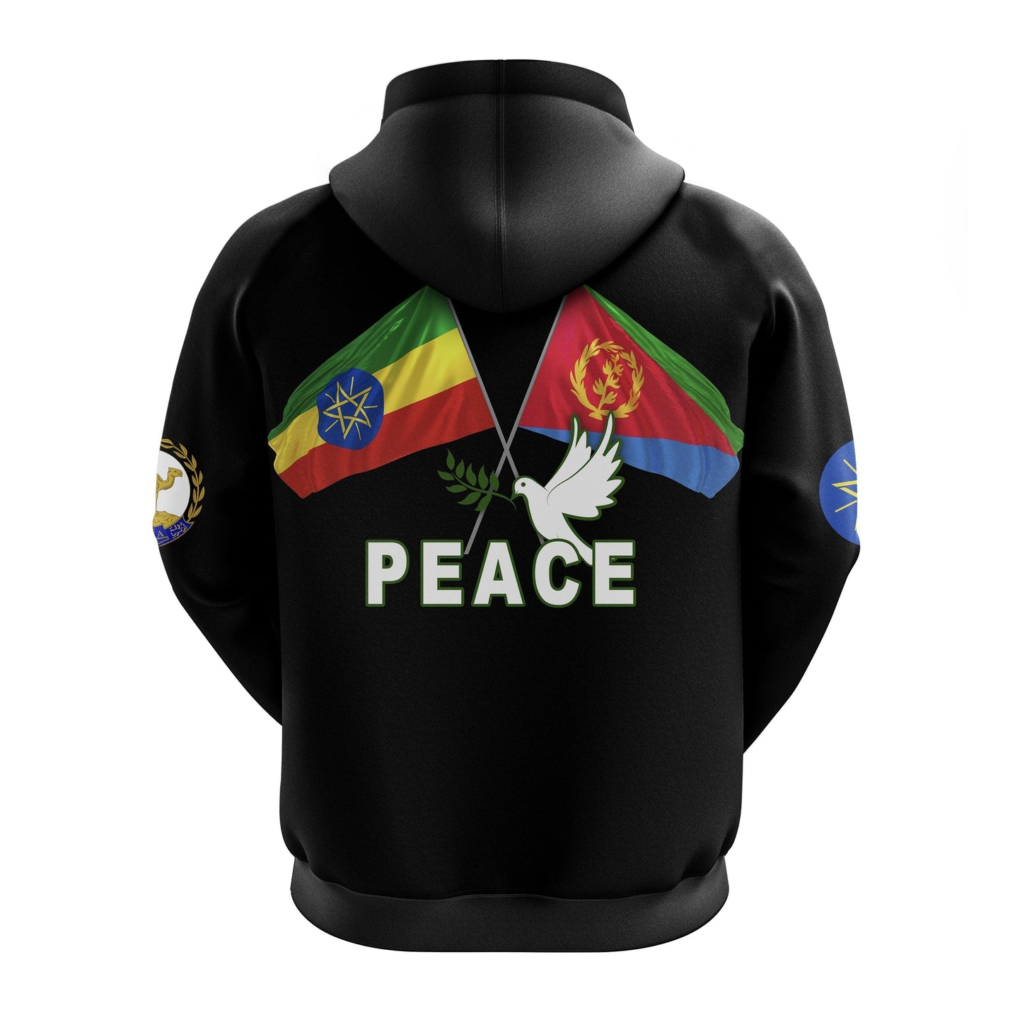 Ethiopia and Eritrea Hoodie Strong Friendship