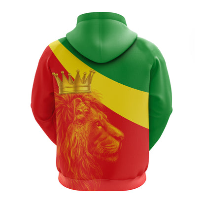 Ethiopia Hoodie Ethiopian Cross And Lion Of Judah