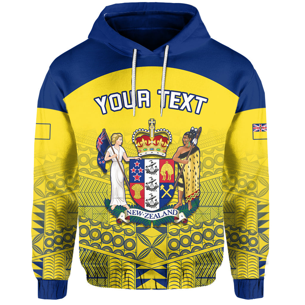 ( Personalised) Niue Hoodie Rock of Polynesia (Golden)