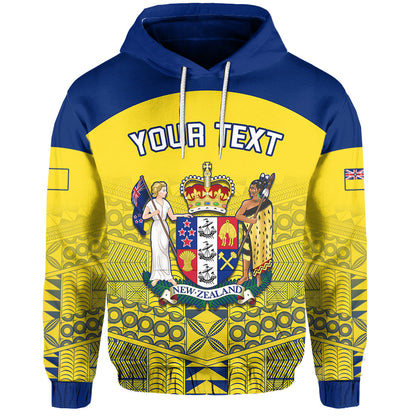 ( Personalised) Niue Hoodie Rock of Polynesia (Golden)