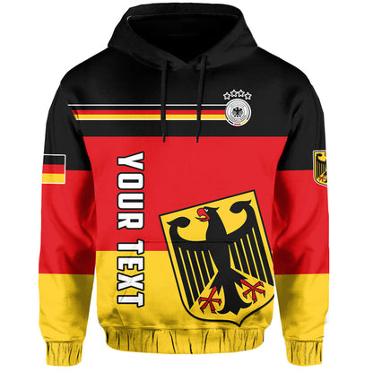 Custom Germany Football Hoodie Deutschland Sporty Style