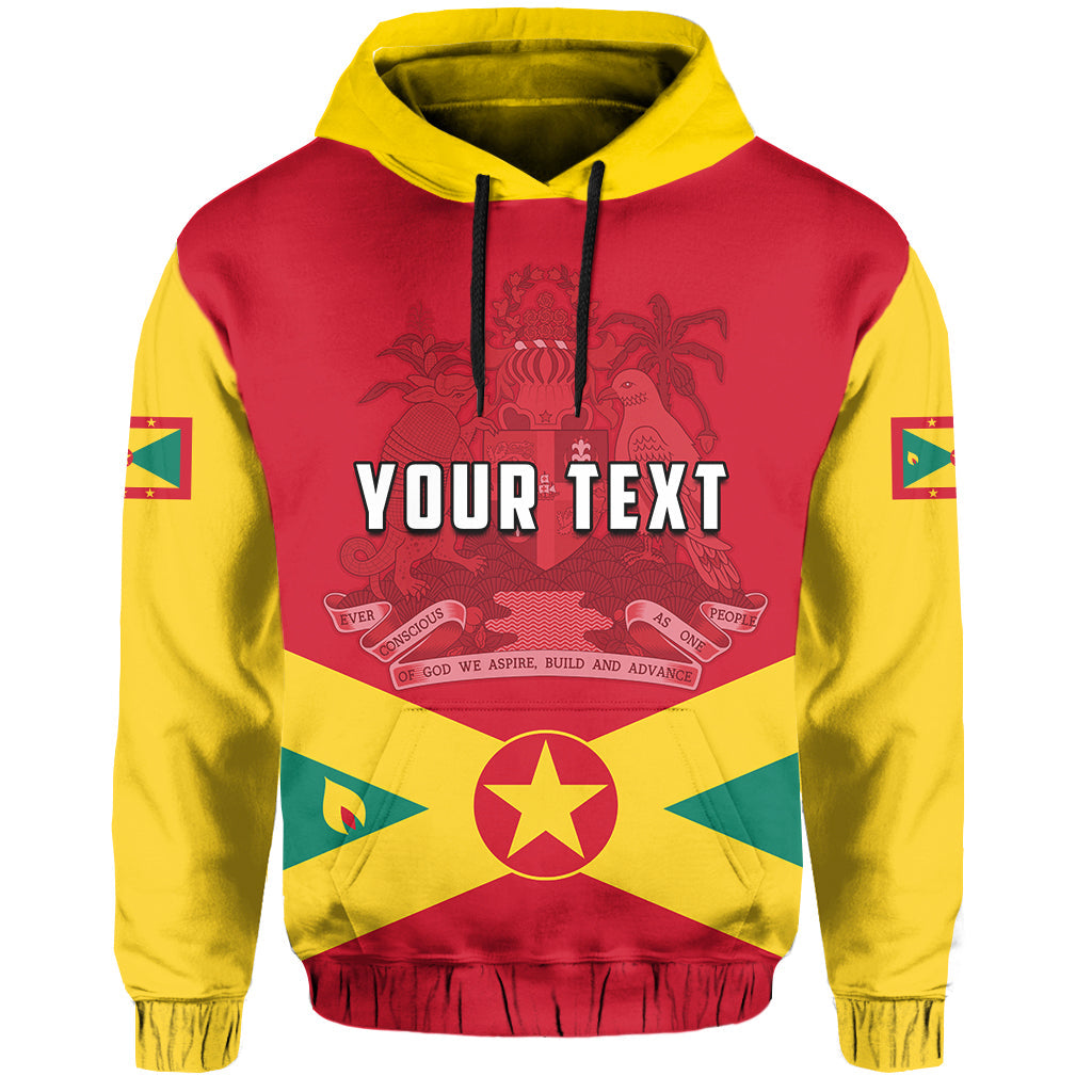 Custom Personalised Grenada Hoodie Keep Calm And Love Grenada