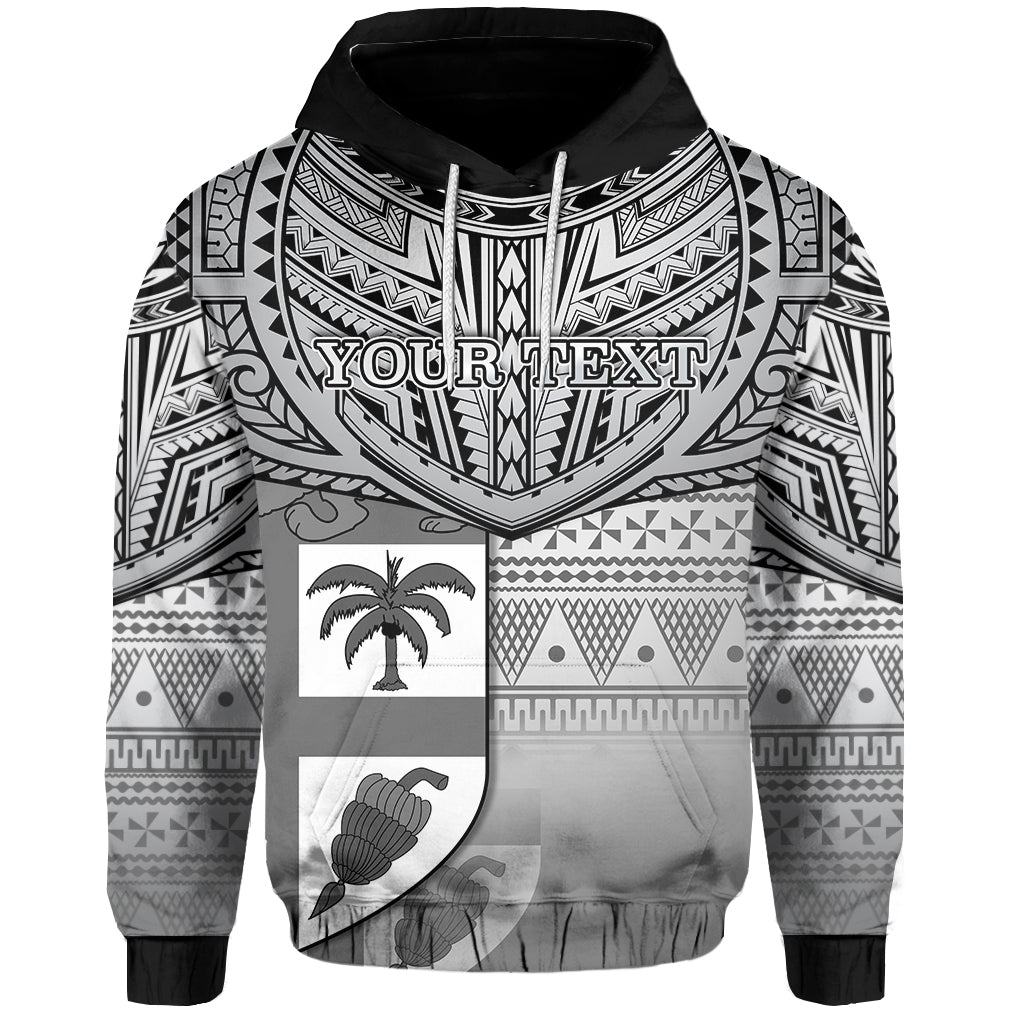 ( Personalised) Fiji Creative Hoodie Love Country Version Black