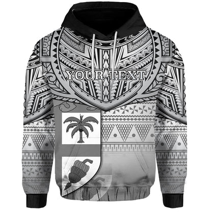 ( Personalised) Fiji Creative Hoodie Love Country Version Black