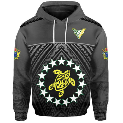 The Kuki's Hoodie Cook Islands Rugby Black