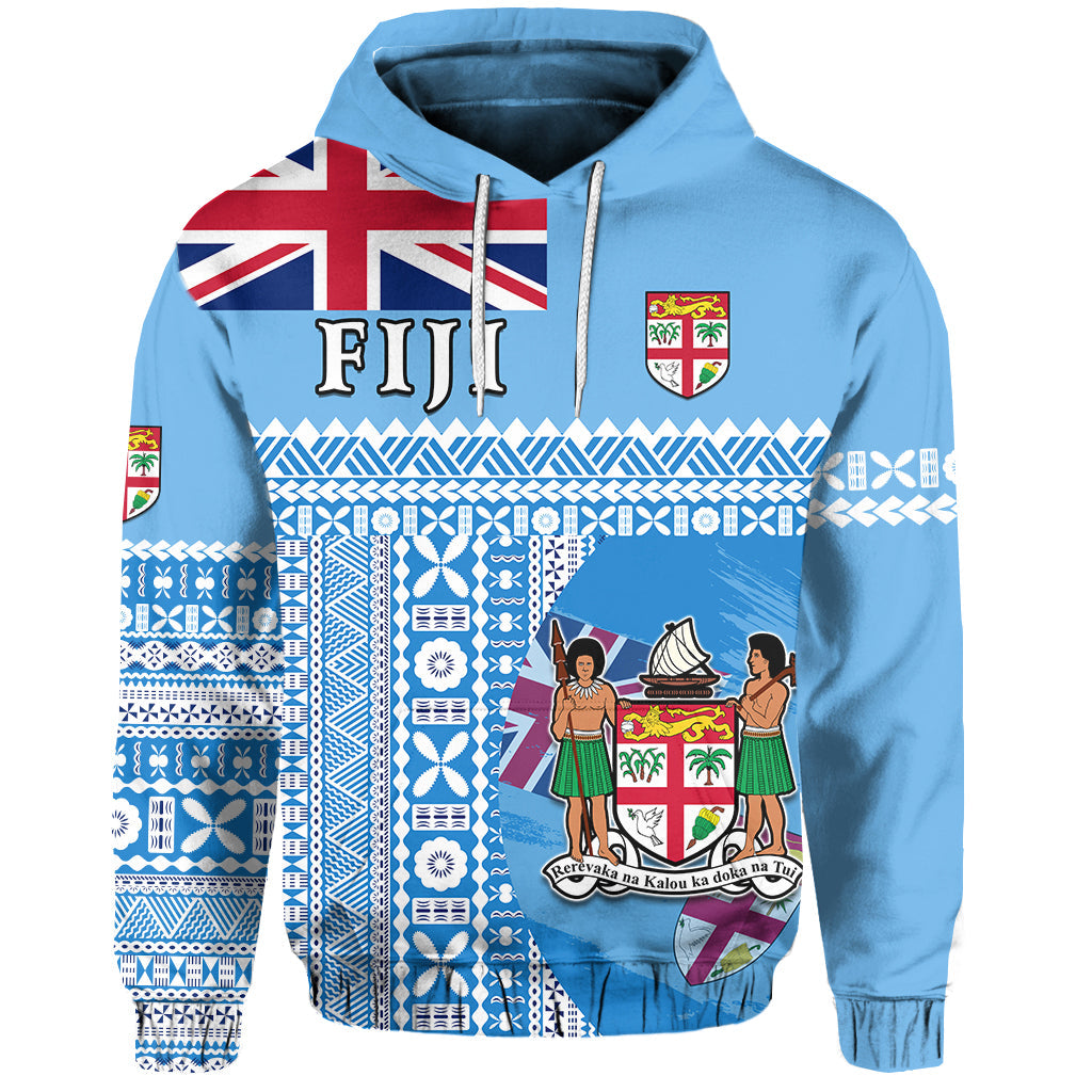 Fiji Dreamy Hoodie Tapa Pattern