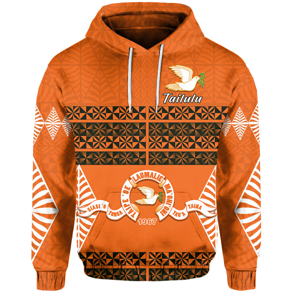 Tailulu College Hoodie Tonga Pattern