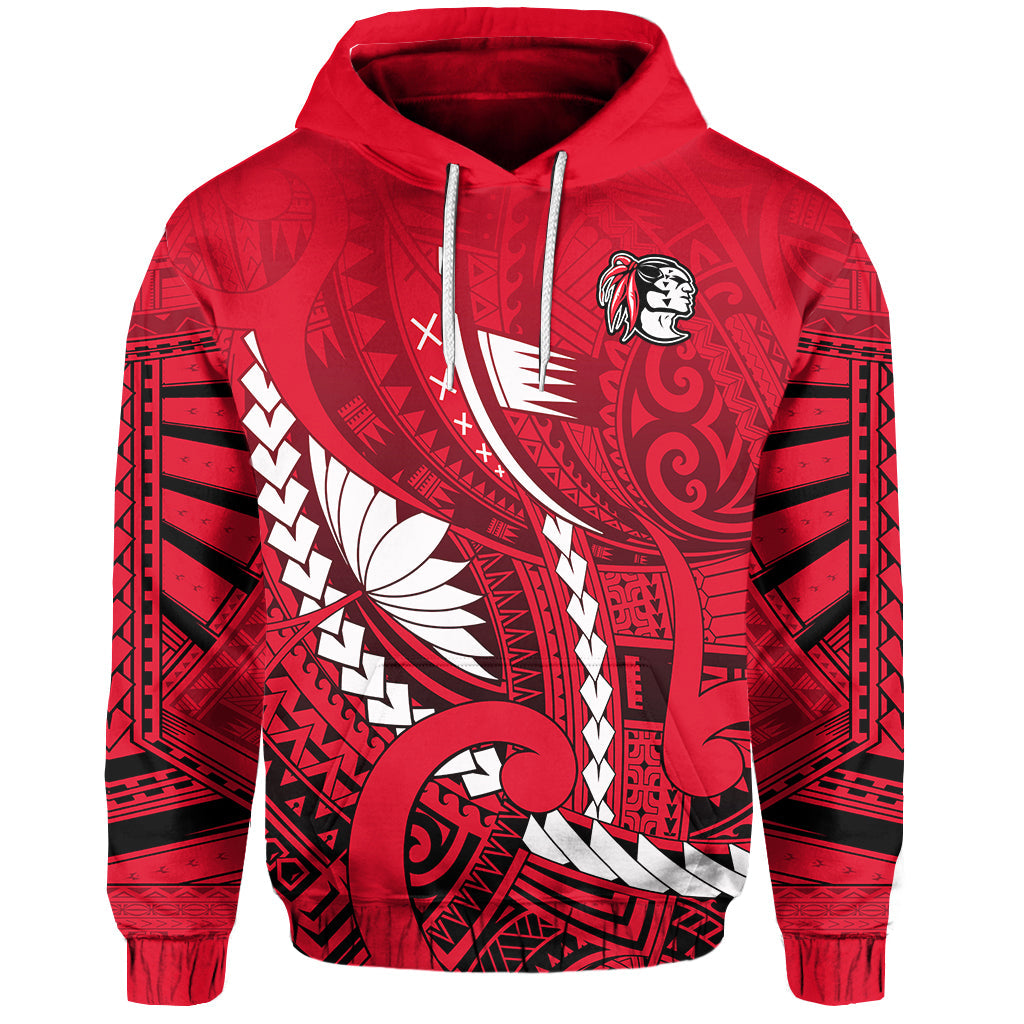 Kahuku Shool Hoodie Enthusiasm Red Raiders