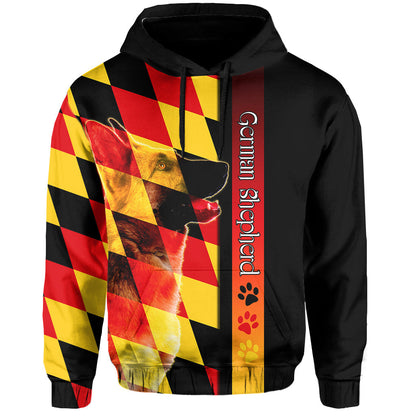 German Shepherd Hoodie Germany Dogs Lovers