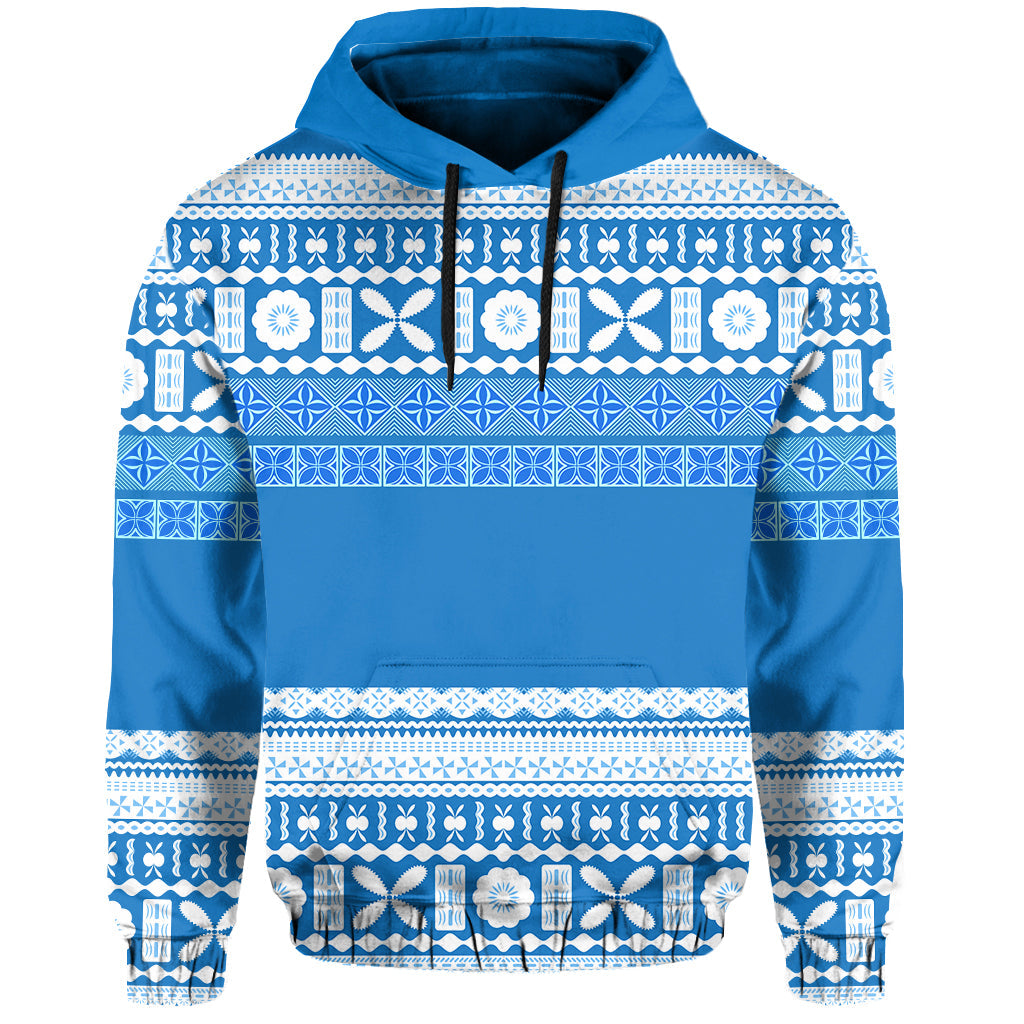 Bula Fiji Hoodie Tapa Pattern
