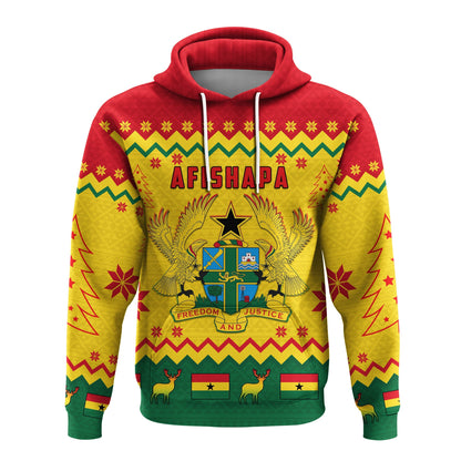 Ghana Christmas Hoodie African Pattern