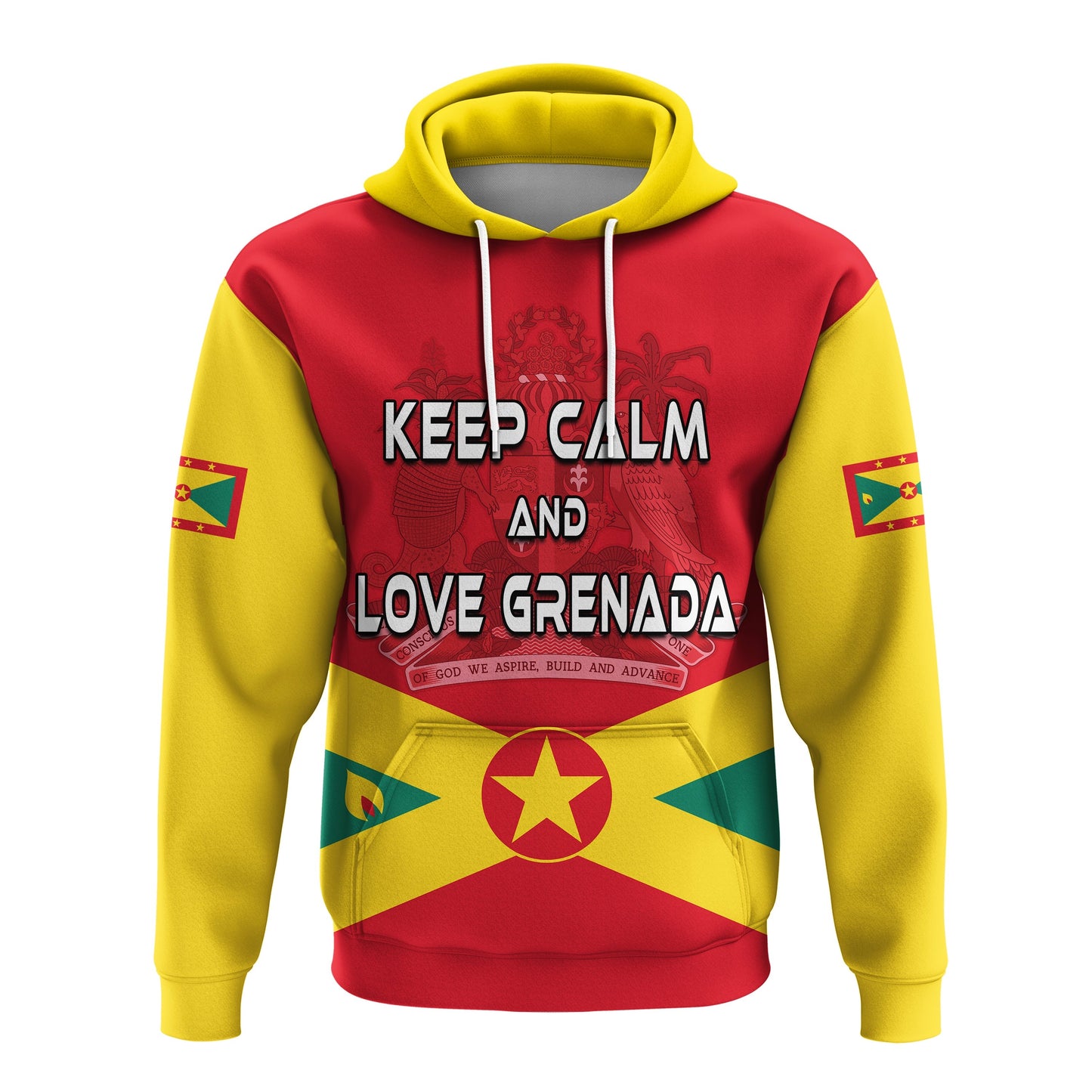 Grenada Hoodie Keep Calm and Love Grenada