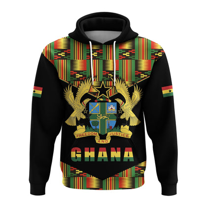 Ghana Hoodie Proud Ankara Kente