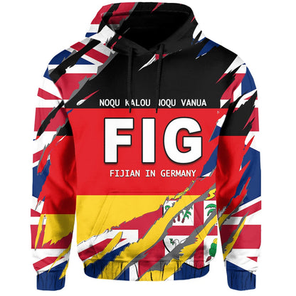 Fijian In Germany Hoodie FIG Pride Fiji