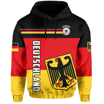 Germany Football Hoodie Deutschland Sporty Style