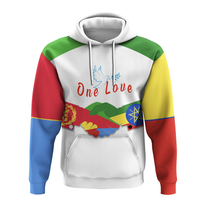 Ethiopia And Eritrea Hoodie In My Heart
