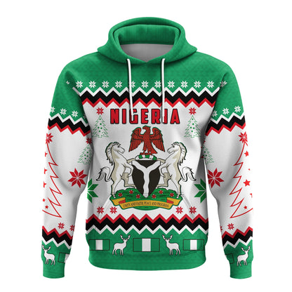 Nigeria Christmas Hoodie African Pattern