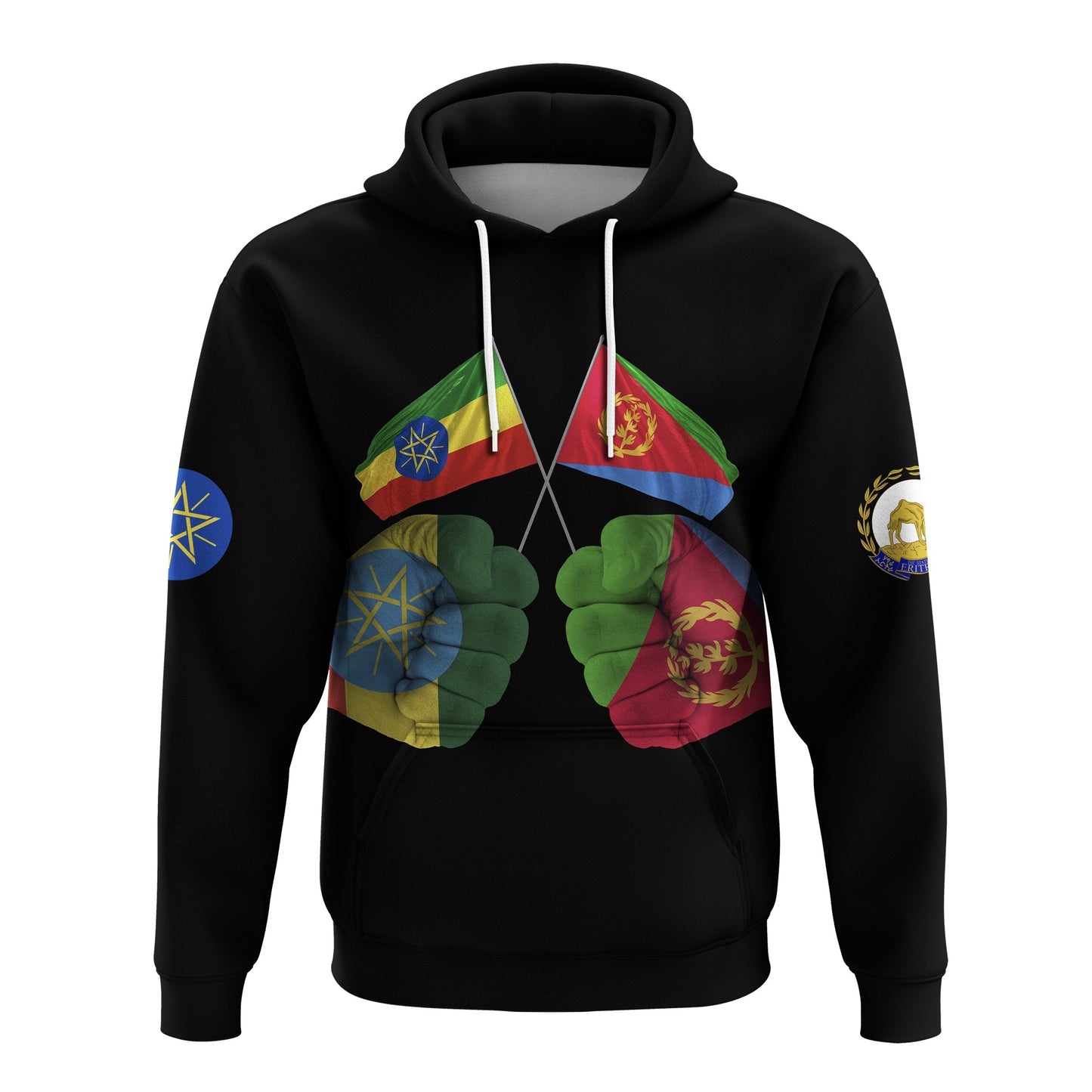 Ethiopia And Eritrea Hoodie Strong Friendship
