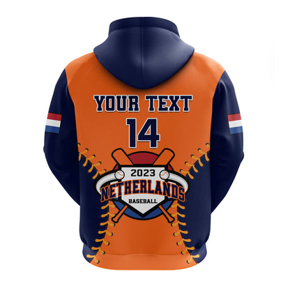 Custom Netherlands Baseball 2023 Hoodie Sporty Style