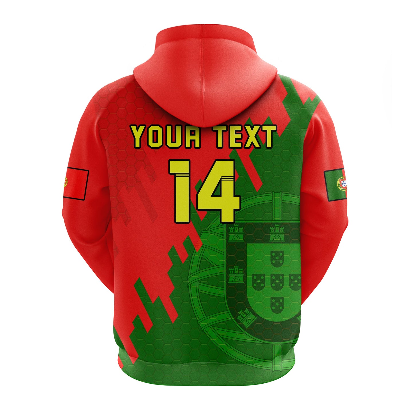 Custom Portugal Football Hoodie Champions WC 2022