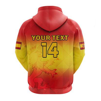 Custom Spain Football Hoodie La Roja Football 2022