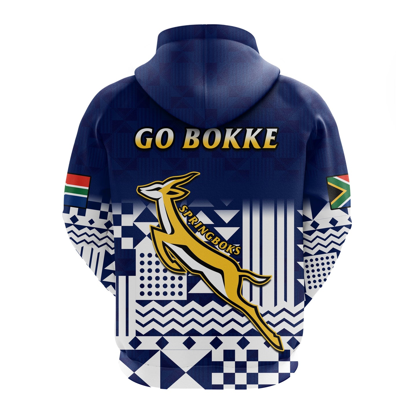 South Africa Rugby Hoodie Outgoing Tour Go Springboks