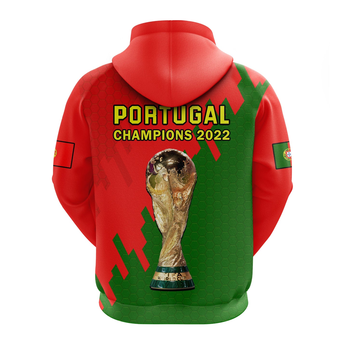 Portugal Football Hoodie Champions WC 2022
