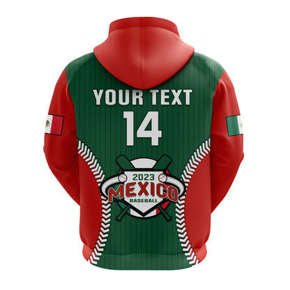 Custom Mexico Hoodie Baseball Sporty Style