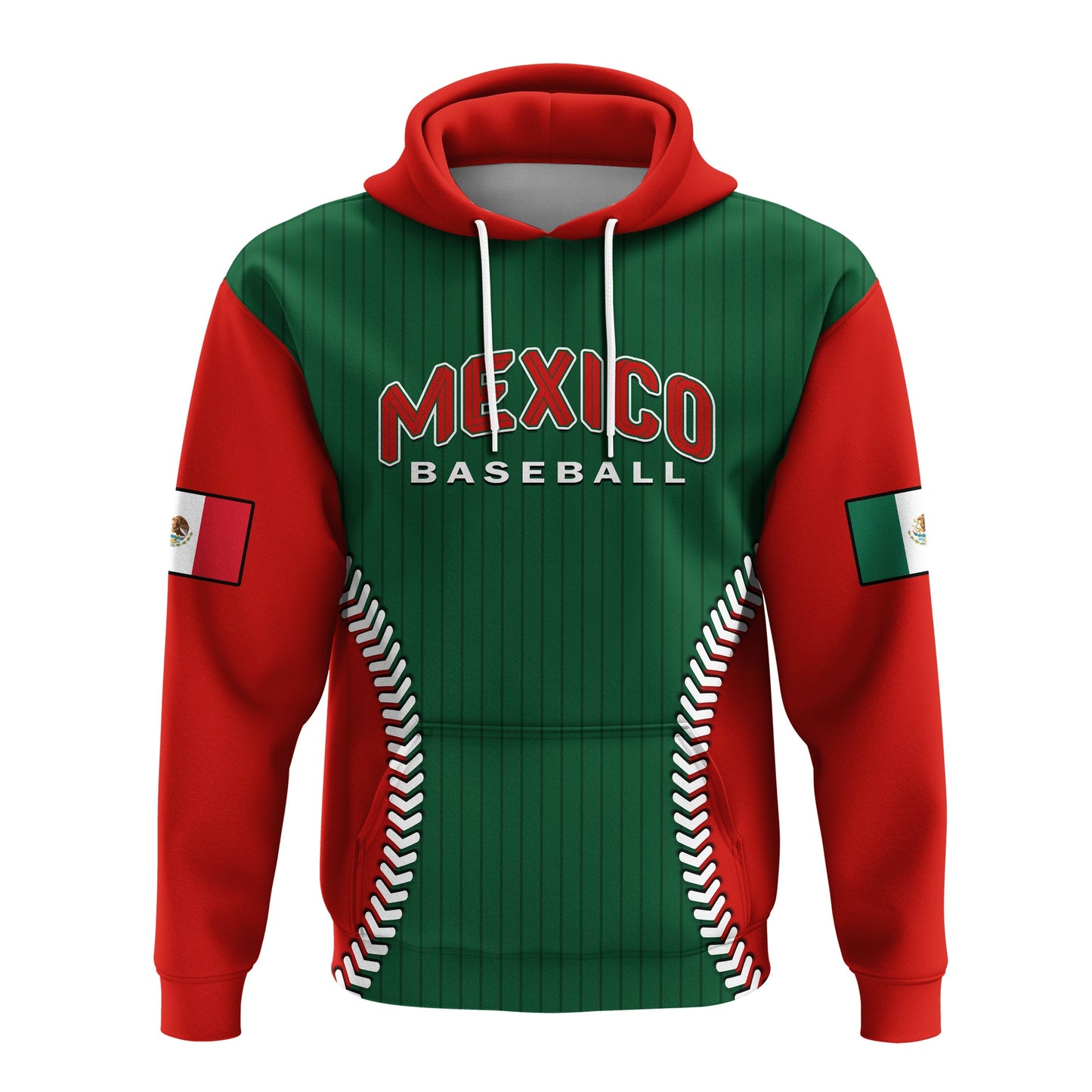 Custom Mexico Hoodie Baseball Sporty Style