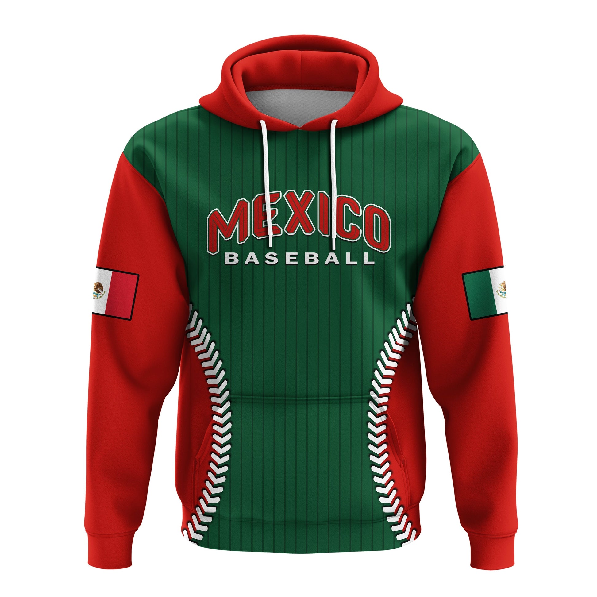 Custom Mexico Hoodie Baseball Sporty Style