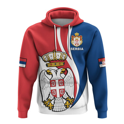 Serbia Hoodie Happy Serbian Statehood Day With Coat Of Arms
