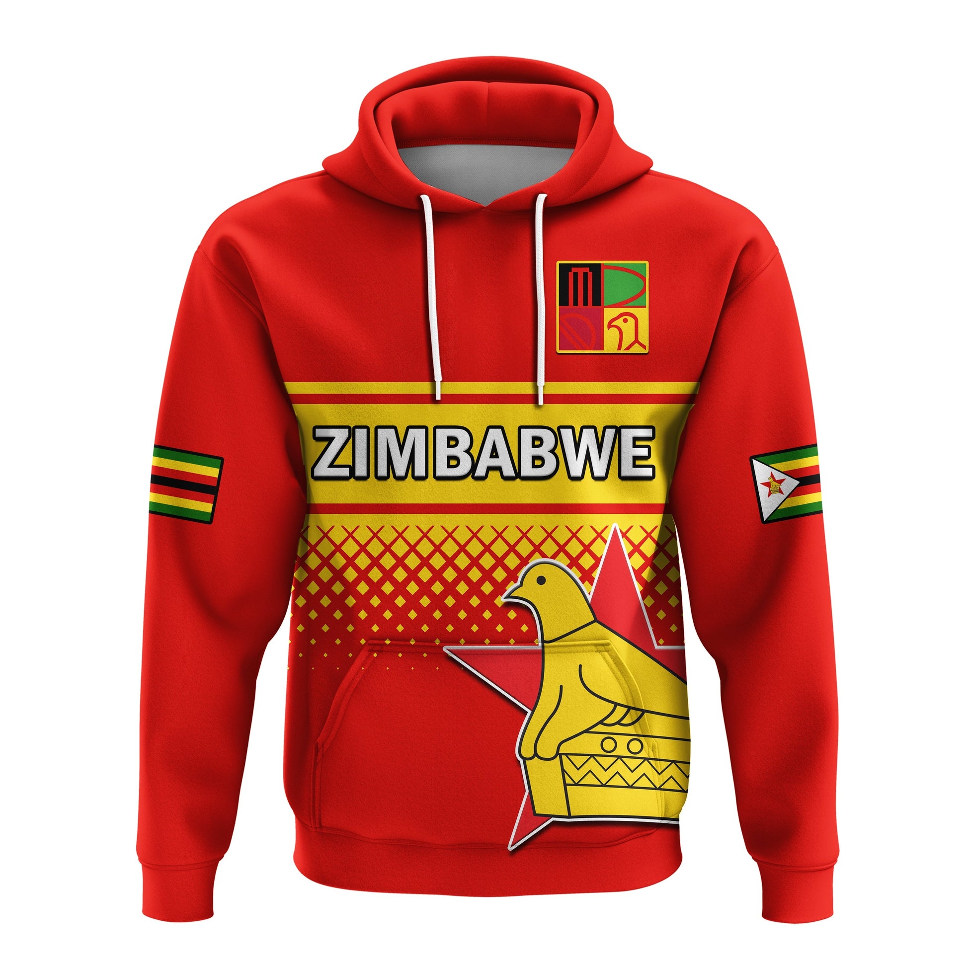 Zimbabwe Cricket Hoodie The Chevrons ODI Style