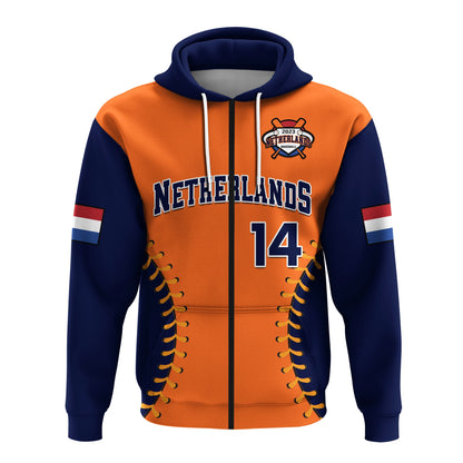 Custom Netherlands Baseball 2023 Hoodie Sporty Style