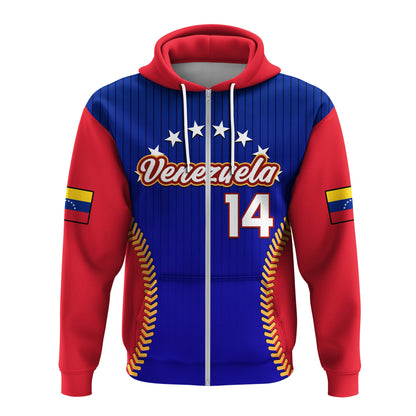 Custom Venezuela 2023 Hoodie Baseball Sporty Version