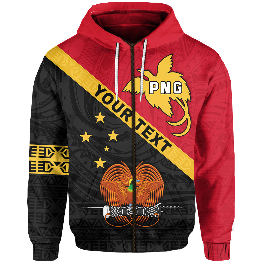 ( Personalised) Papua New Guinea Rugby Zip Hoodie The Kumuls PNG