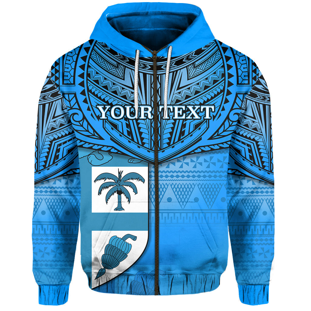 ( Personalised) Fiji Creative Zip Hoodie Love Country