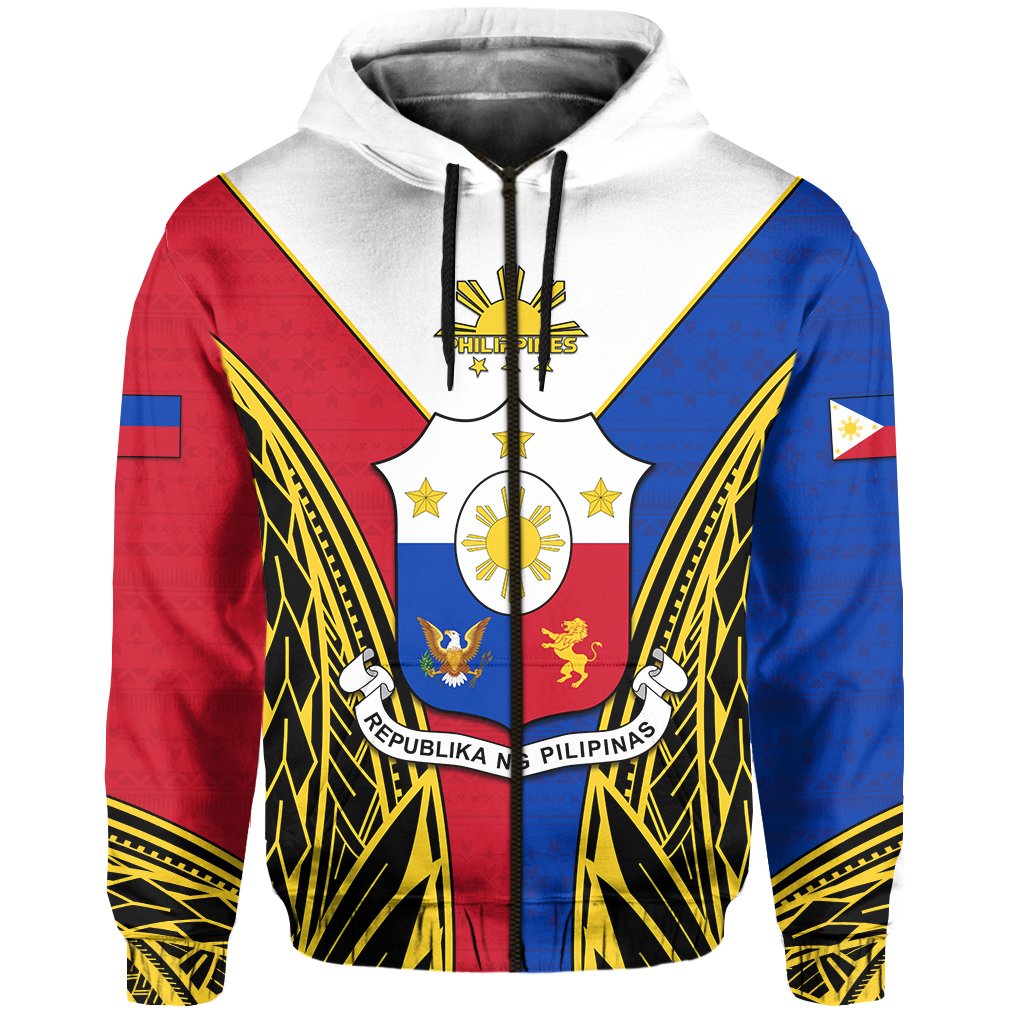 Philippines Zip Hoodie Sun Rayonnant