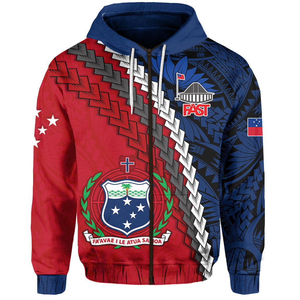 F.A.S.T Samoa Zip Hoodie Polynesian
