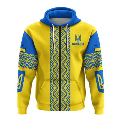 Ukraine Hoodie Ukrainian Pattern
