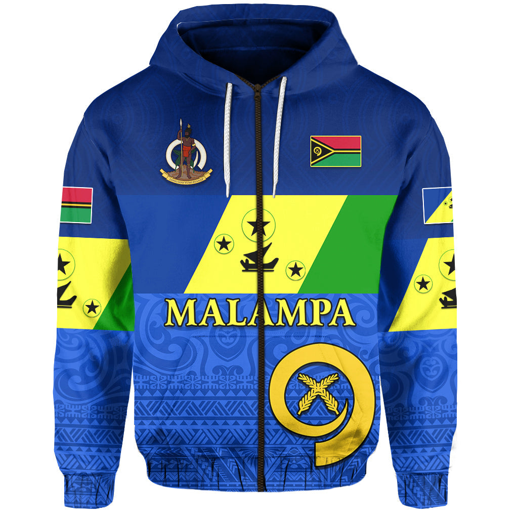 Malampa Province Zip Hoodie Vanuatu Proud