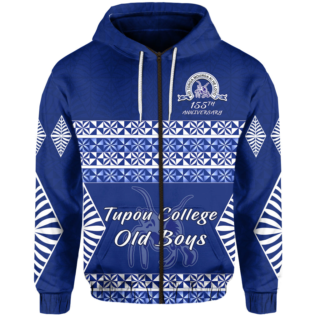 Old Boys of Tupou College Zip Hoodie 155th Anniversary