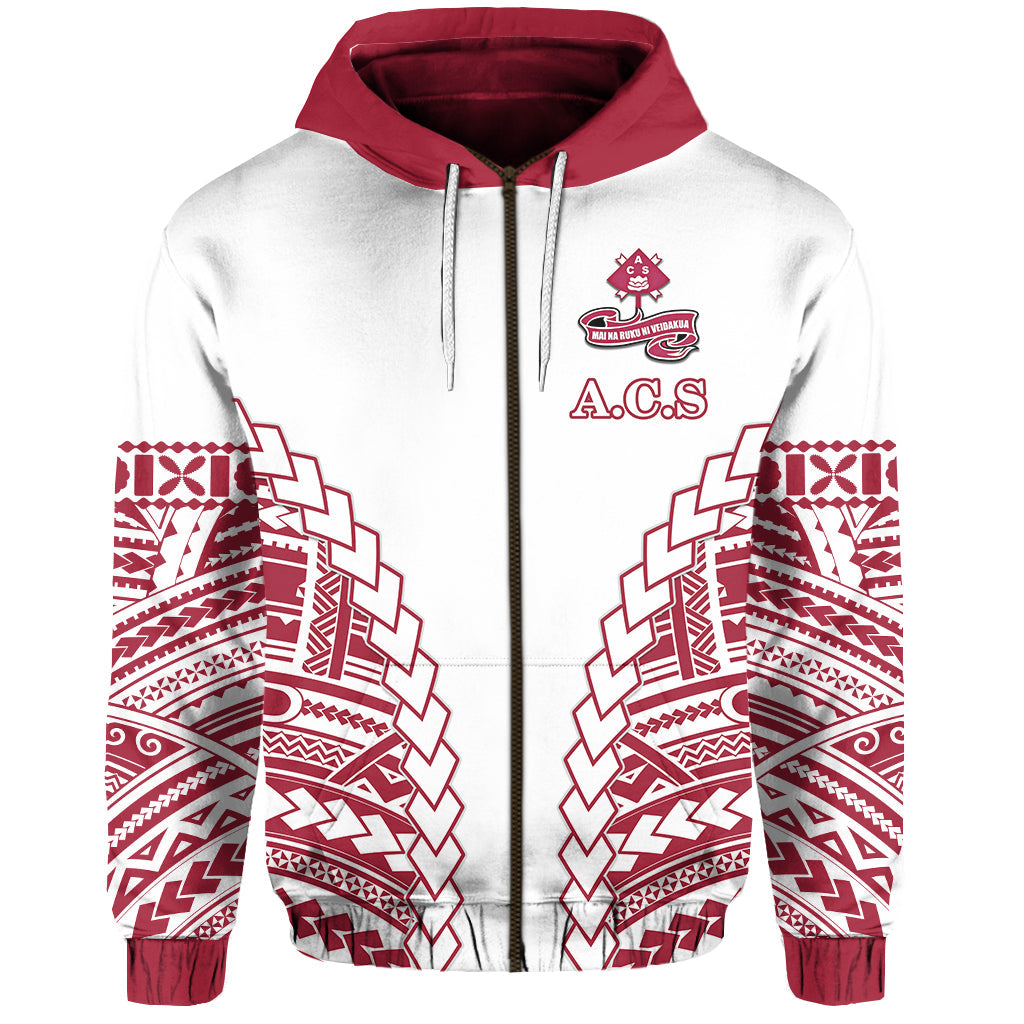 Adi Cakobau School Zip Hoodie Lovely Girl A.C.S