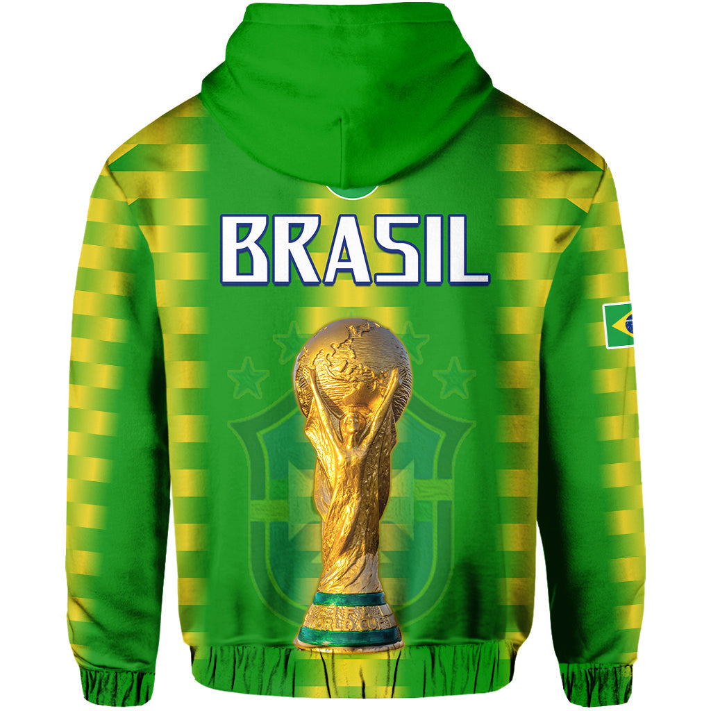 Brazil Football Champions Hoodie Proud Selecao