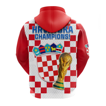 Croatia Football Hoodie Vatreni Hrvatska Champions 2022 World Cup