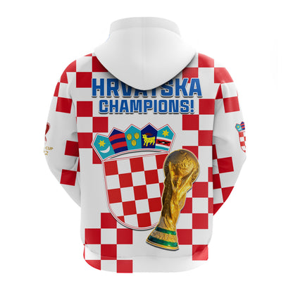 Croatia Football Hoodie World Cup Champions 2022 Hrvatska